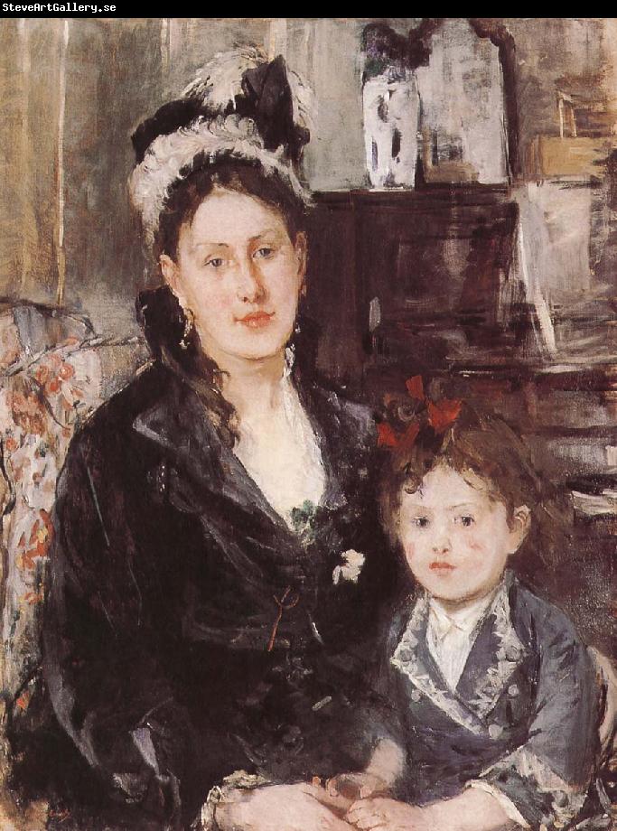 Berthe Morisot The Madam and her dauthter